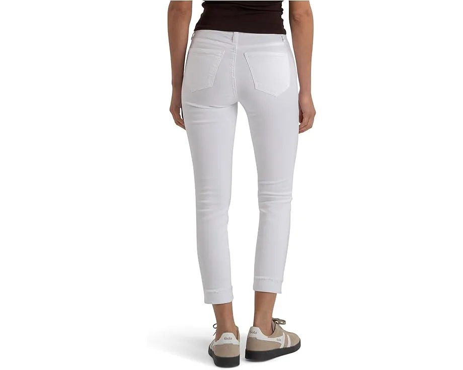 Джинсы KUT from the Kloth Amy Crop с прямыми штанинами и высоким поясом