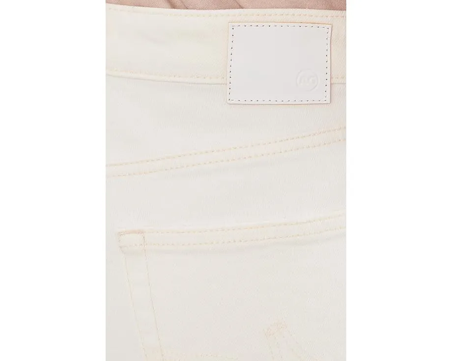 Джинсы Saige Mid-Rise Wide Leg Crop с широкими штанинами и средней посадкой в цвете Powder Mended