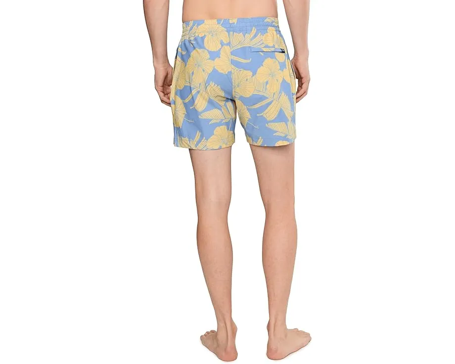 Плавки Chubbies The Gold Coasts 14 см с быстросохнущей тканью и карманом на молнии