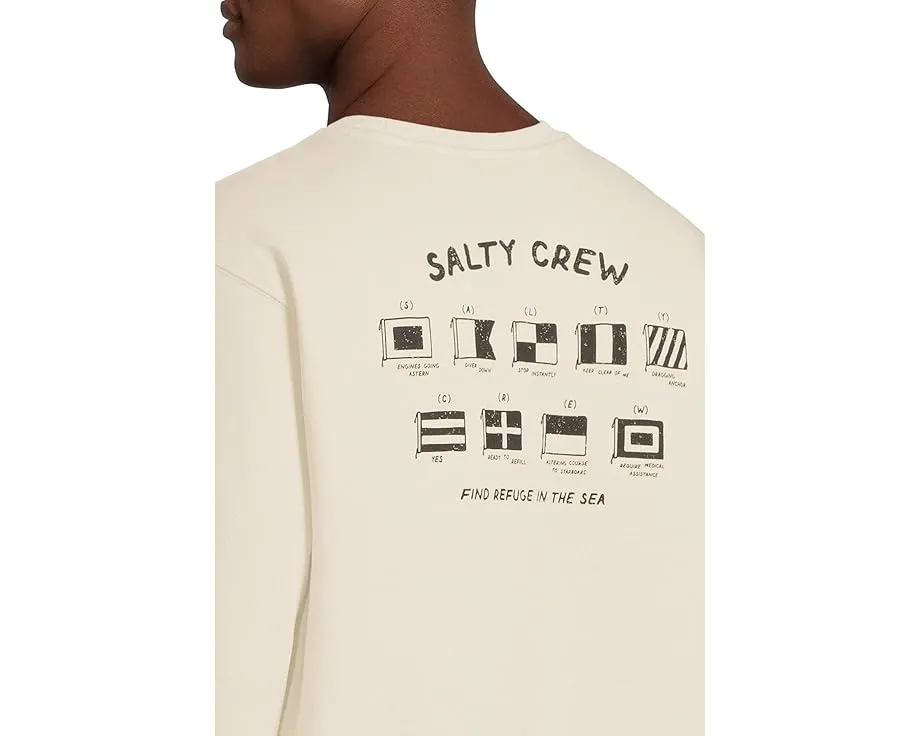 Толстовка Call Sign Crew Fleece Salty Crew с круглым вырезом