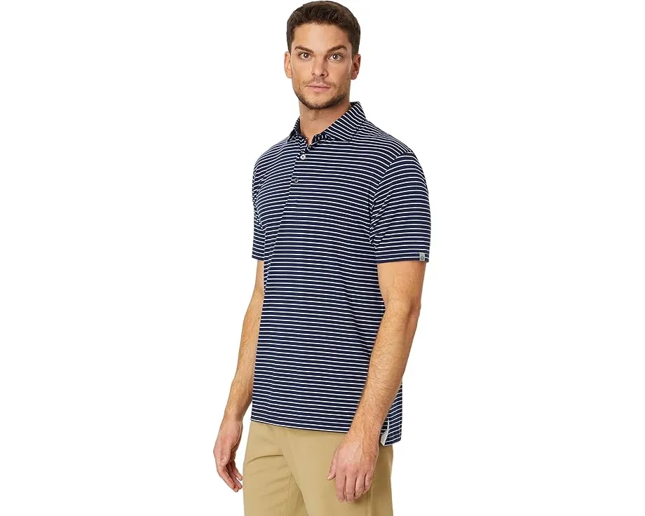 Поло tasc Performance Cloud Polo в полоску Brookline из модала