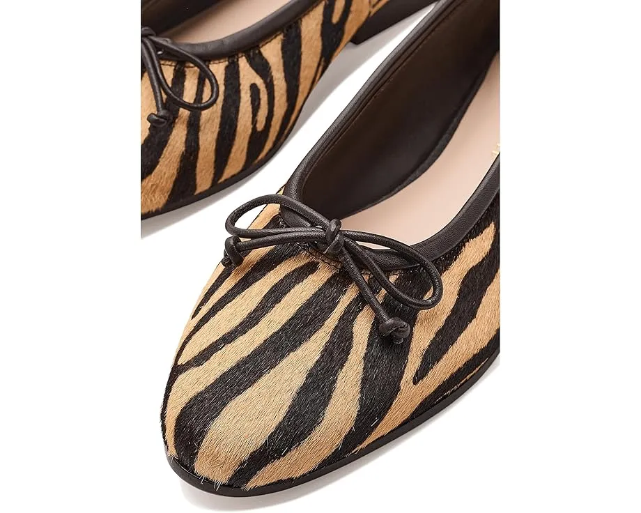 Балетки Loeffler Randall Noelle Flat из мягкой кожи с бантом