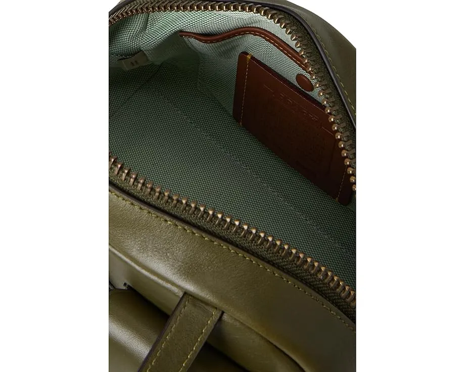 Сумка COACH Twin Turnlock Bag 20 из вощеной кожи с двумя замками