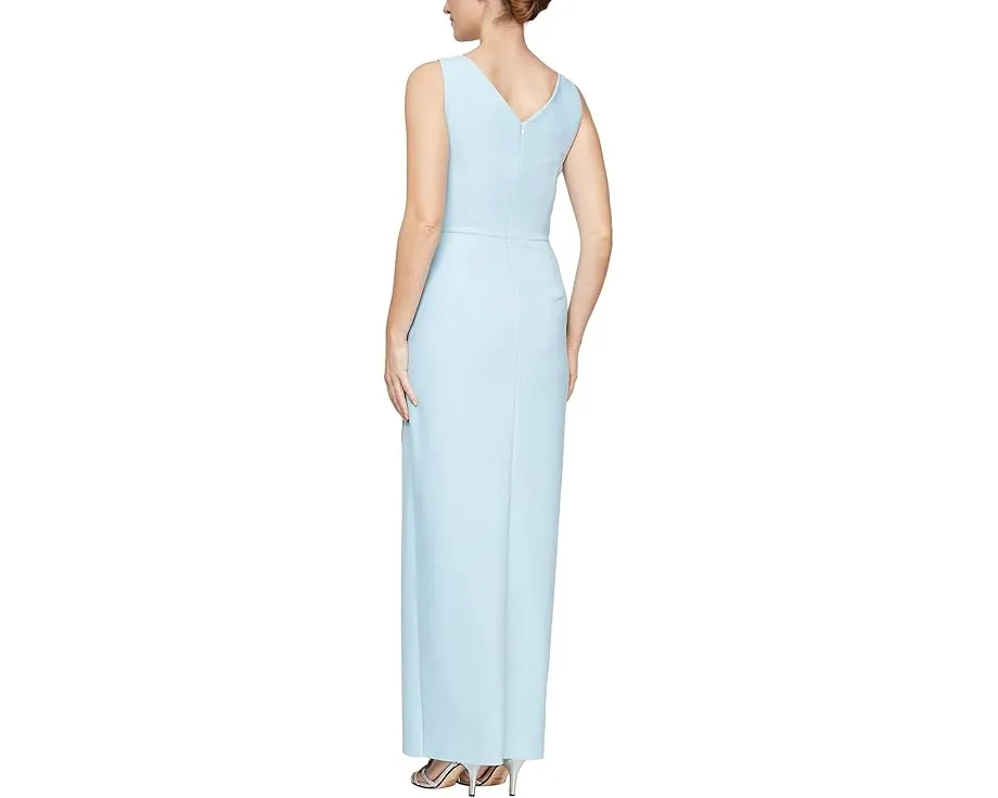 Платье Alex Evenings с эффектом стройности и плиссированной юбкой каскад