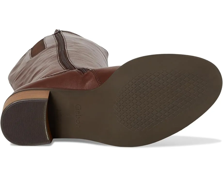 Gabor Ботинки 71.889.24 на устойчивом каблуке с кожаным верхом