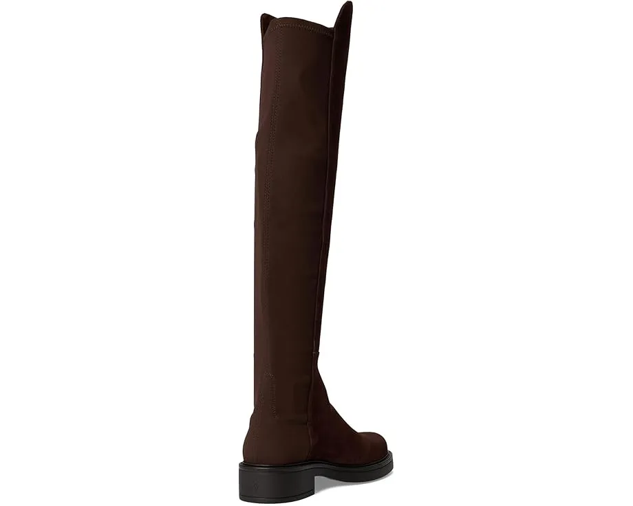 Ботинки Stuart Weitzman 5050 Celia из замши с квадратным каблуком