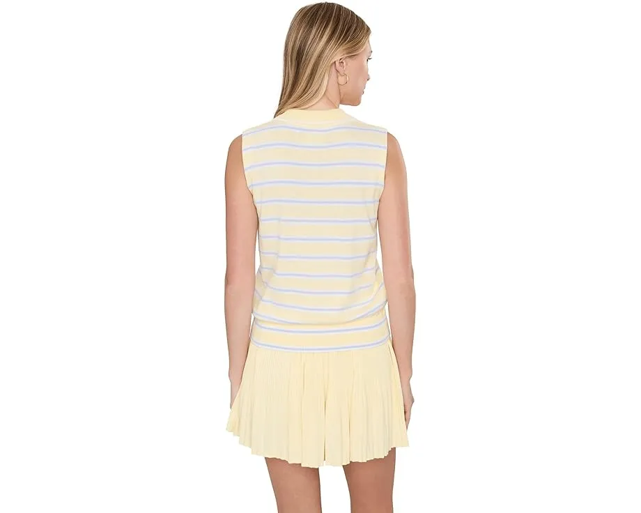 Топ Rue Polo Tank от Varley цвет Анис/Ксенон