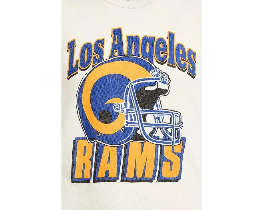 Детская футболка Junk Food Clothing Kids с принтом Los Angeles Rams и коротким рукавом