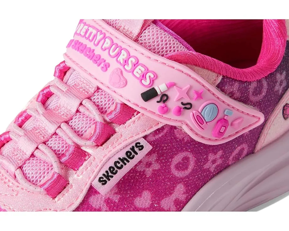 Детские кроссовки SKECHERS KIDS Power Jams 2.0 с подсветкой и сердечками