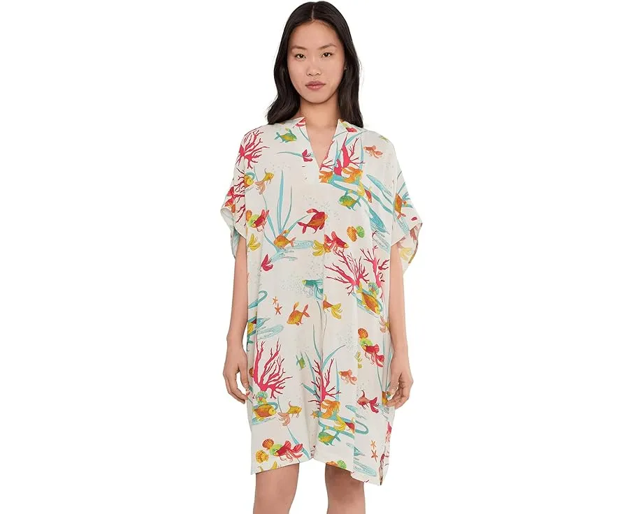 Ночная сорочка N by Natori Ocean's Embrace из шифона с принтом