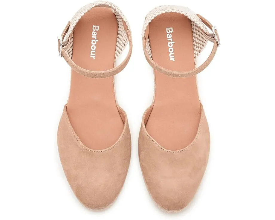 Эспадрильи Barbour Elder на танкетке из мягкой замши с ремешком на щиколотке