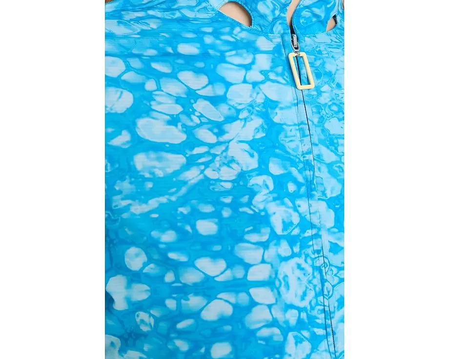 Длинная блуза Jamie Sadock с принтом Bubbles и защитой от солнца Sunsense