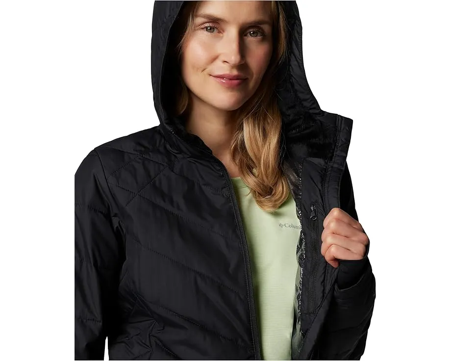 Длинная утепленная куртка Columbia Heavenly с капюшоном и технологией Omni Shield