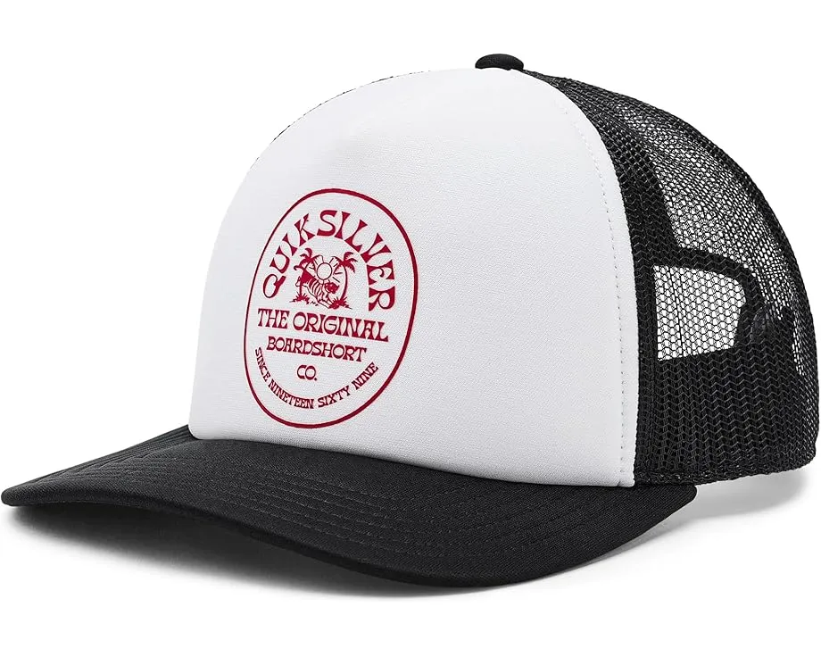 Кепка Quiksilver Crest с панельным дизайном и принтом для уверенного стиля