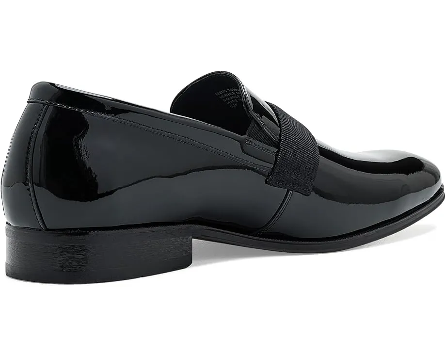 Florsheim Лоферы Tux Plain Toe Strap Slip-On в черном лаковом цвете