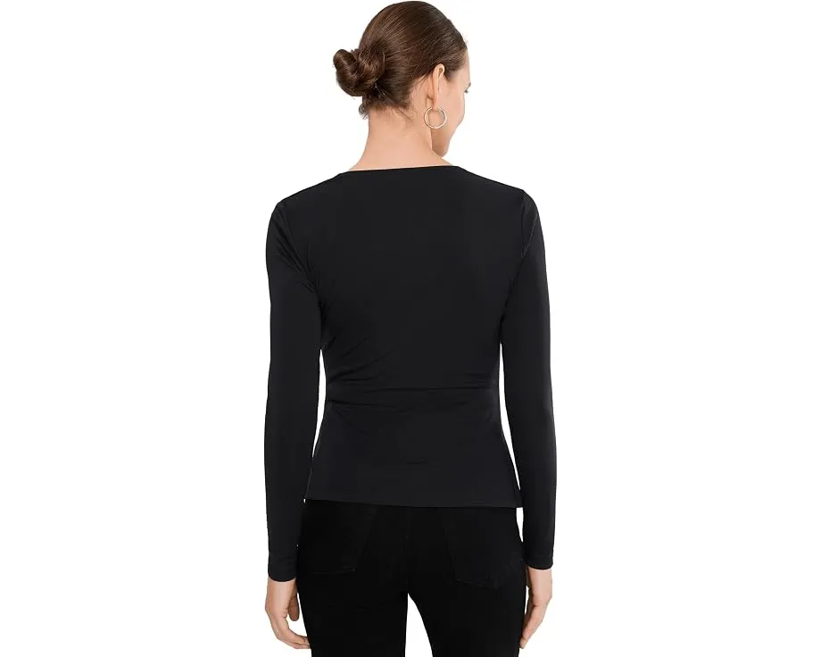 Асимметричный топ из джерси Lauren Ralph Lauren черный