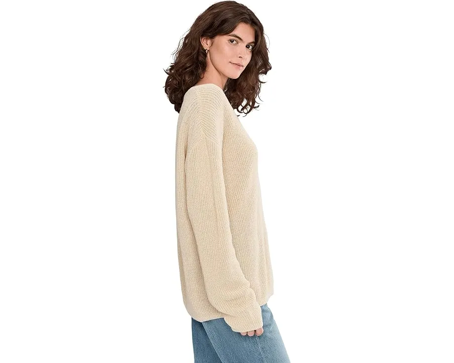 Свитер Miramar Linen с глубоким V-вырезом от Faherty