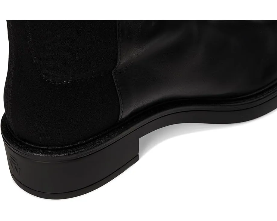 Ботинки Stuart Weitzman 5050 Celia из замши с квадратным каблуком