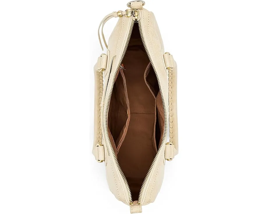 Сумка-сатчел HOBO Expedition с плетеными кожаными деталями