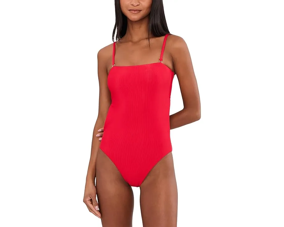 Цельный купальник Stassia One Piece с бандо и съемными бретелями от Beach Riot