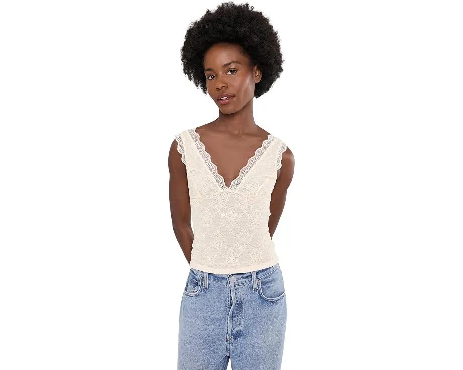 Кружевной топ Loved You First Lace Cami Free People с открытой спиной