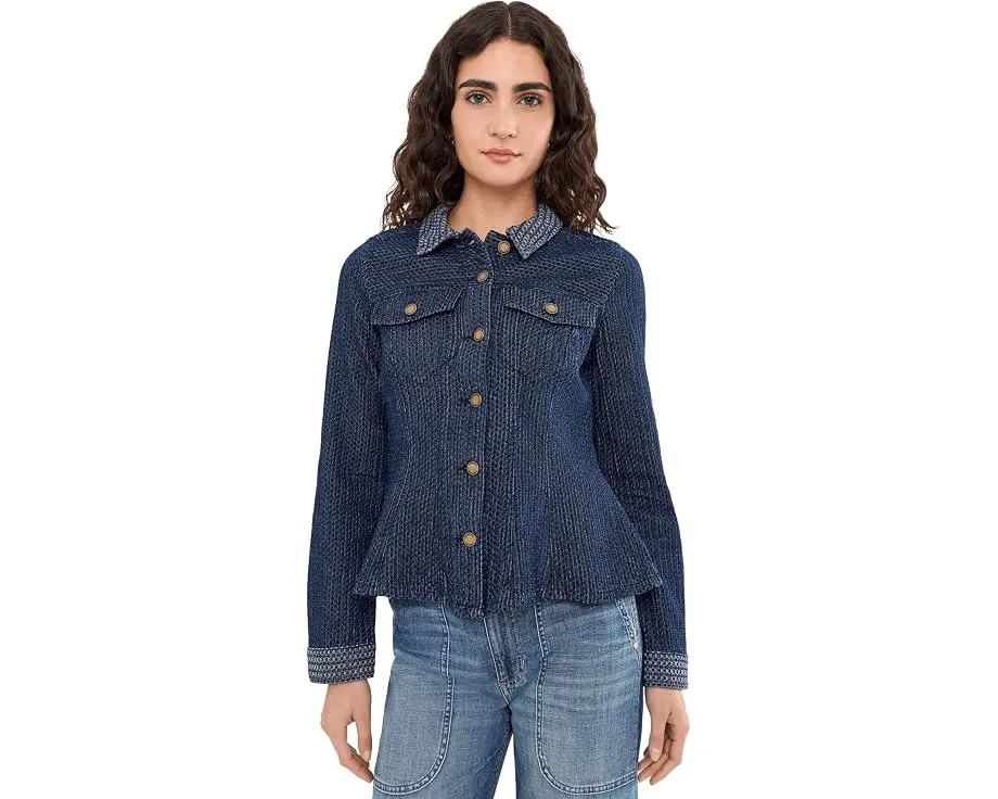 Джинсовая куртка Fit and Flare Stretch Denim Trucker Liverpool Los Angeles