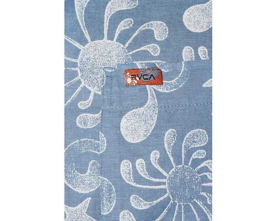 Рубашка RVCA Alvarez Aloha Short Sleeve с цветочным принтом и карманами