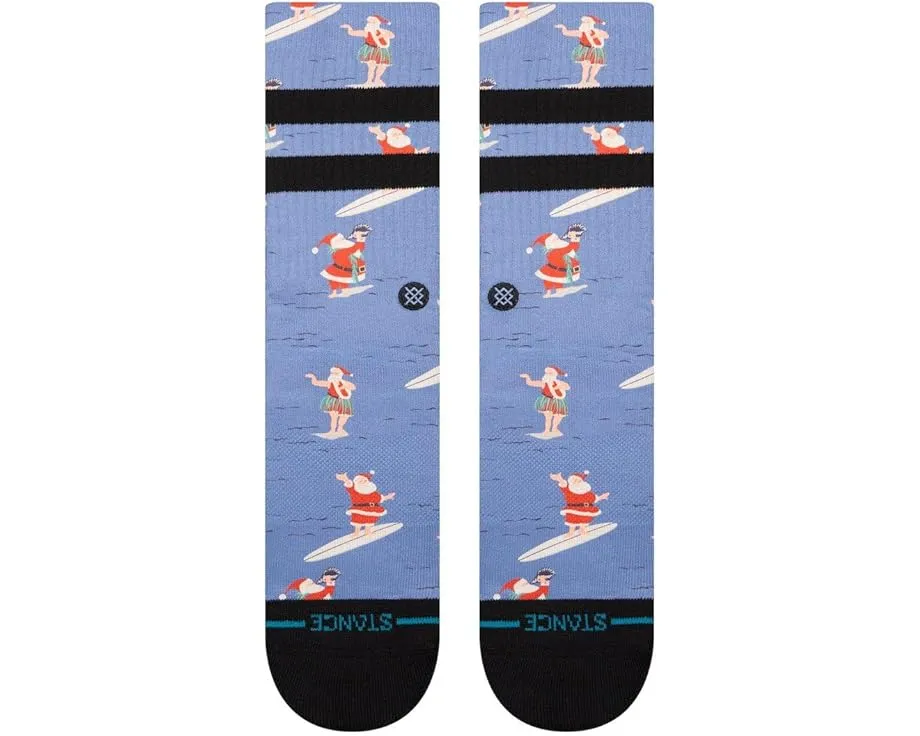 Носки Stance Surfing Santa Crew с принтом и поддержкой свода стопы