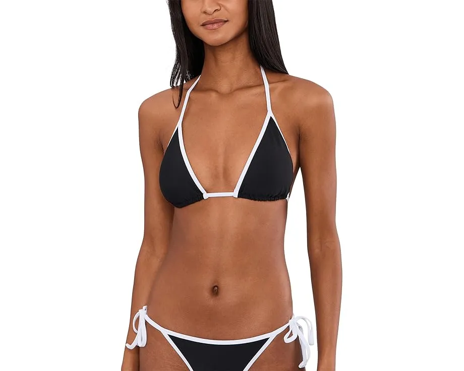 Топ BECCA Sport Mode Cheryl треугольной формы с контрастной окантовкой