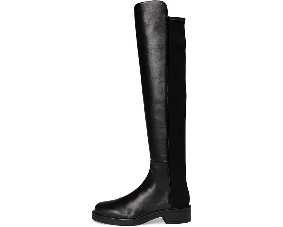 Ботинки Stuart Weitzman 5050 Celia из замши с квадратным каблуком