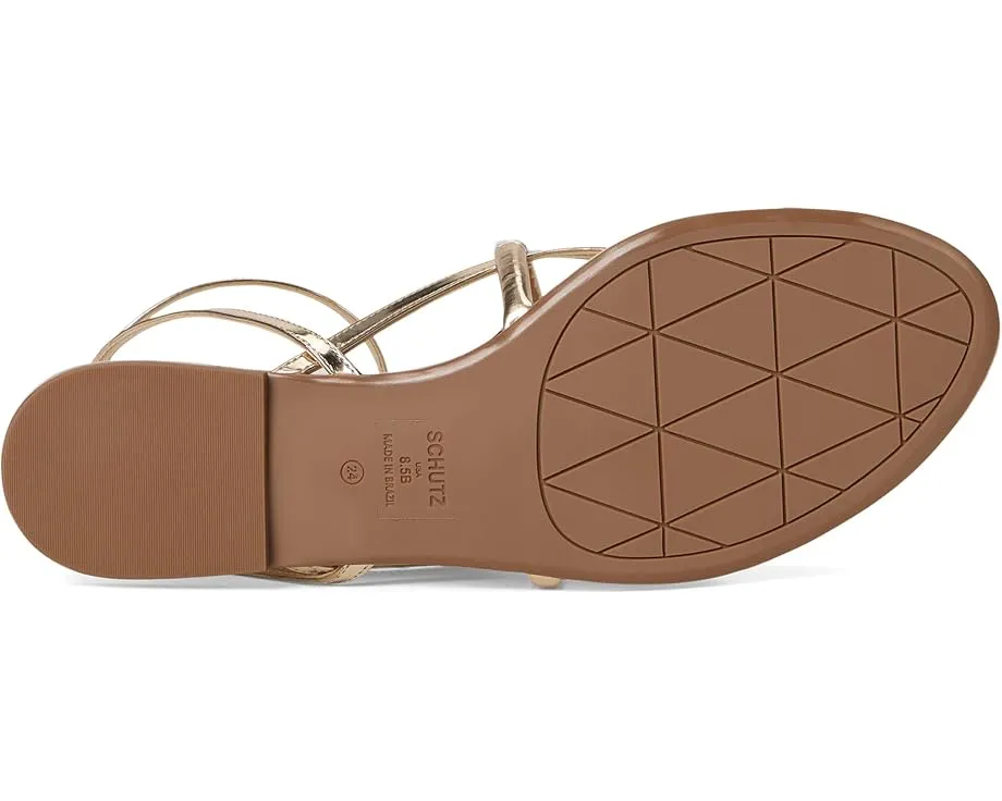 Босоножки Schutz Diana Flat с миндалевидным носком и регулируемым ремешком