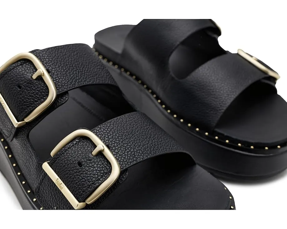 Сланцы FitFlop Gen FF Max Buckle с двумя перемычками из мягкой кожи