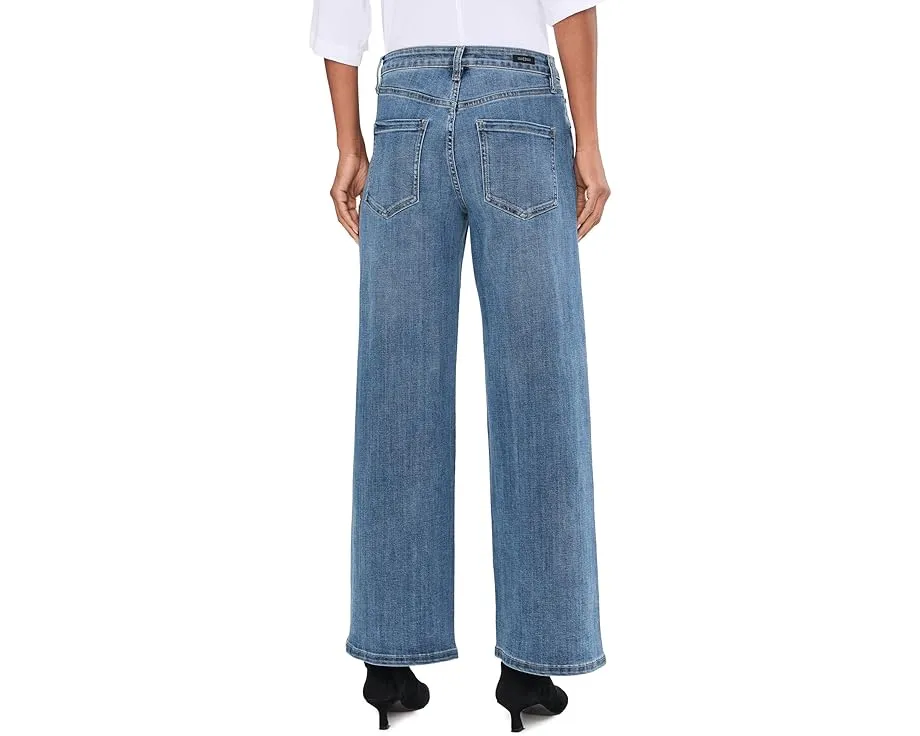 Широкие джинсы Liverpool Los Angeles Luxe Stride 76 см с кристаллами