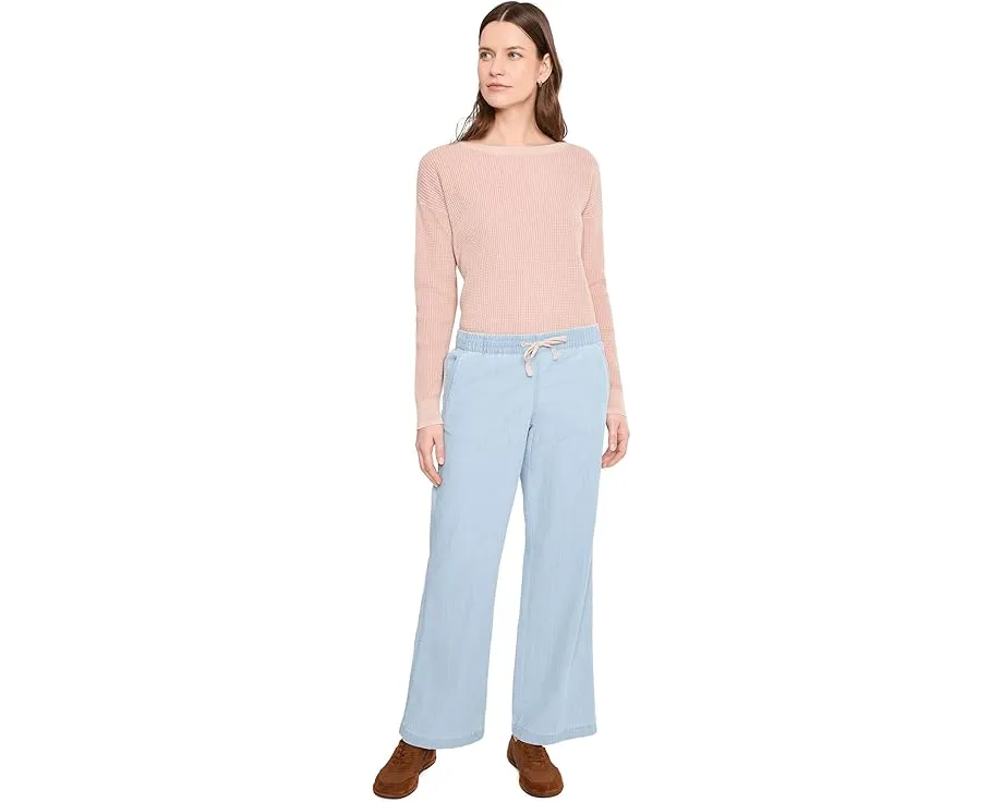 Пуловер L.L.Bean с вафельной вязкой и широким воротником