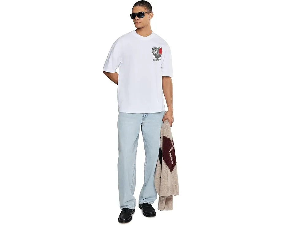 Футболка Chaste с принтом и прямым краем AllSaints