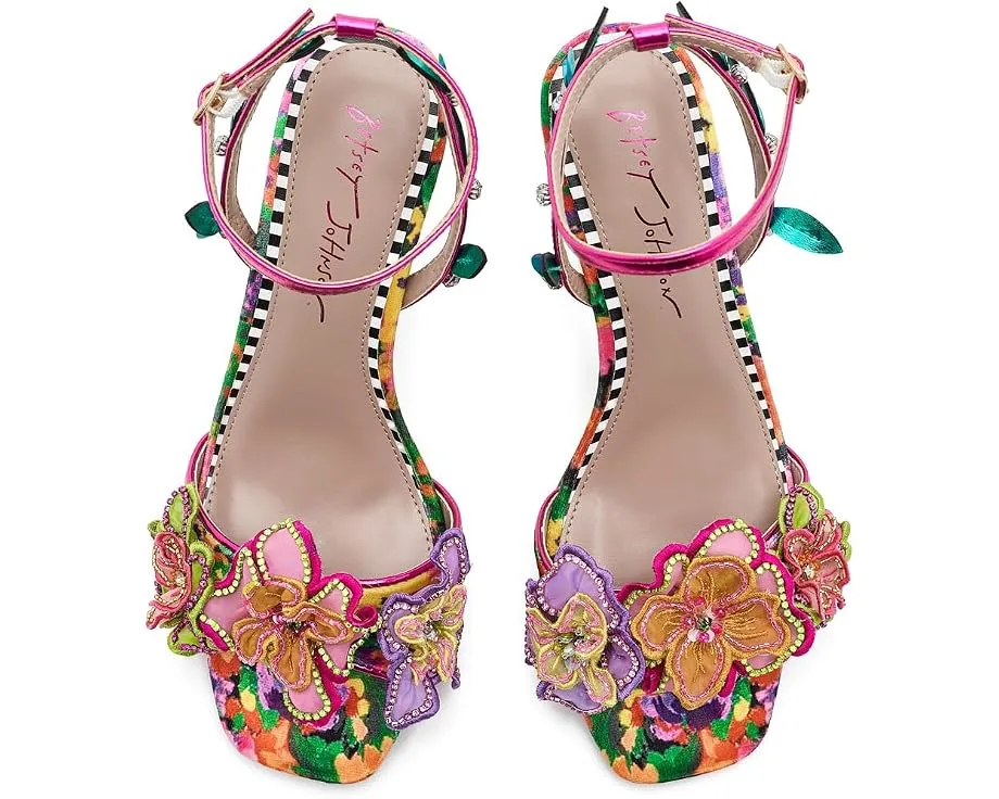 Босоножки Annalee от Blue by Betsey Johnson с каблуком и цветочным принтом