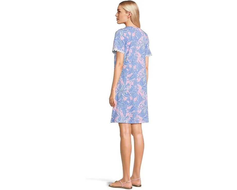 Платье Lilly Pulitzer Cody с коротким рукавом из пима-хлопка