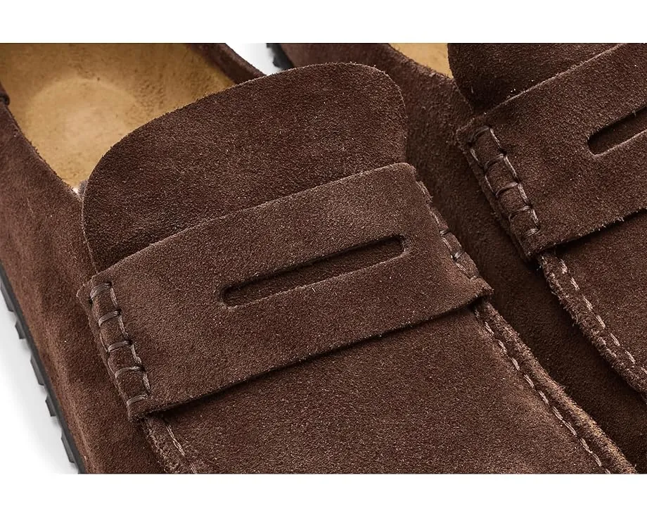 Биркенштоки Naples Wrapped Bold Grip из замши с контурной стелькой