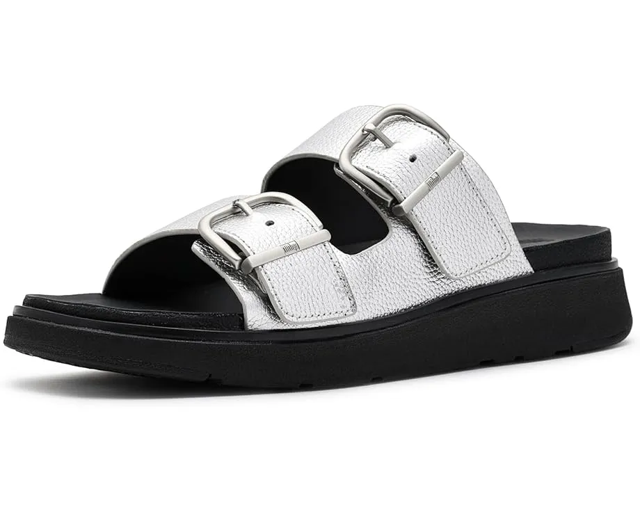 Сандалии FitFlop Gen FF Buckle Tumbled Leather Two Bar на платформе