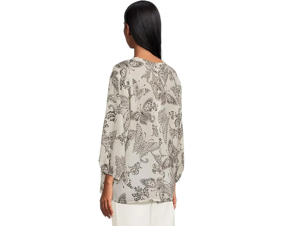 Блуза Arlo Blouse Sydnee Johnny Was с принтом бабочек
