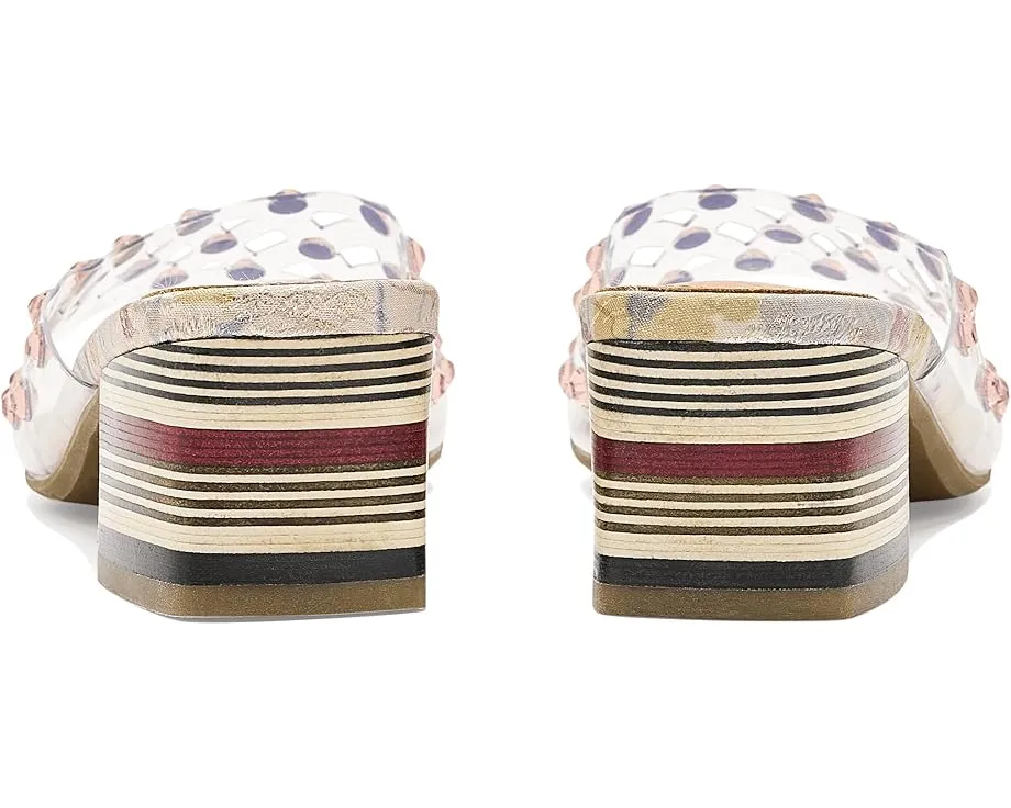 L'Artiste by Spring Step Блестящие сандалии Ontherox с кристаллами и блочным каблуком