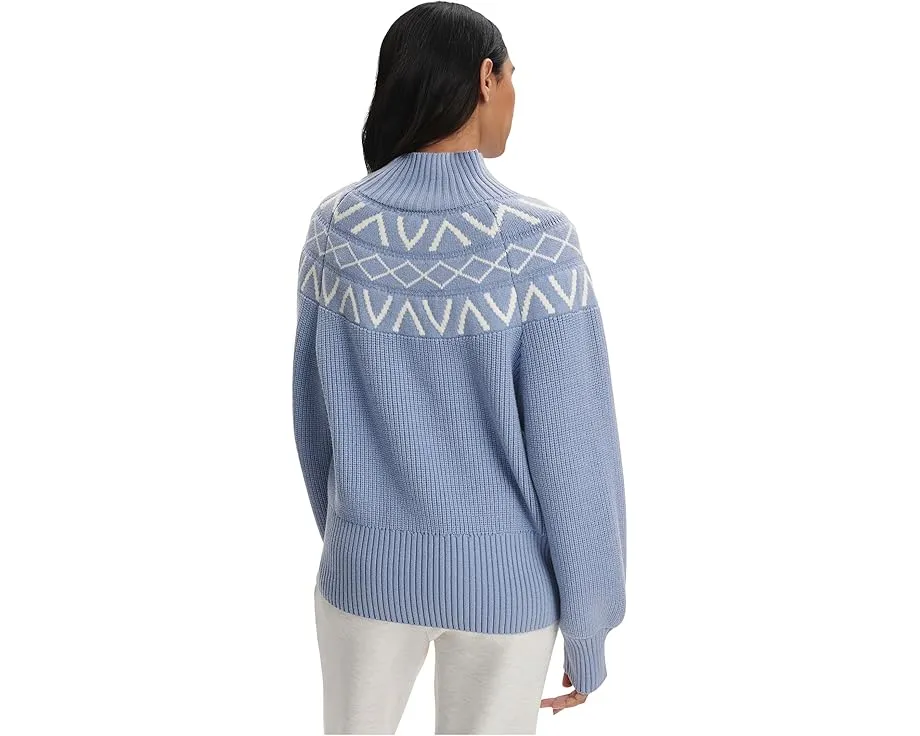 Varley свитер Marcie с воротником-стойкой и жаккардовым узором