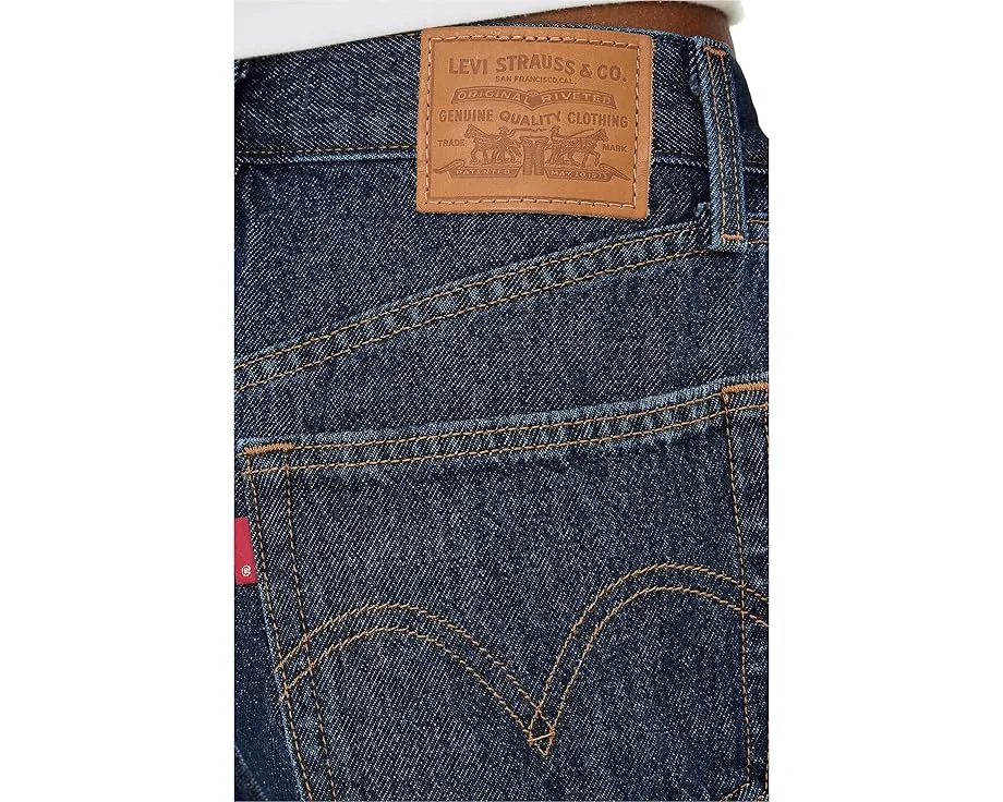 Шорты Levi's High Baggy Short свободного кроя с высокой посадкой и пятью карманами