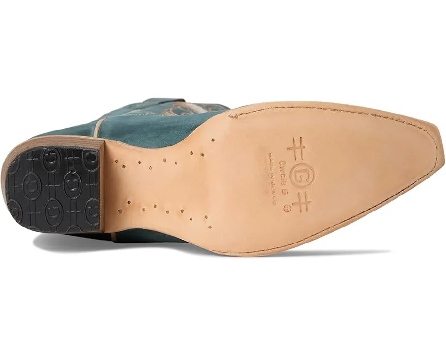 Corral Ковбойские сапоги L6120 с эффектом состаренной вышивкой и кубинским каблуком