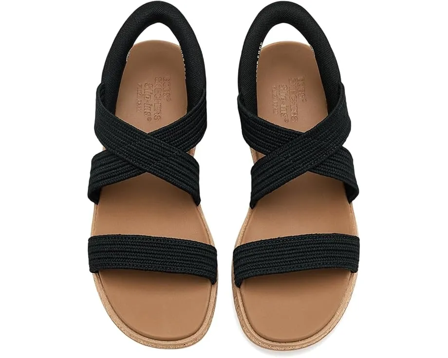 Кроссовки BOBS Skip Cute с холщовым верхом и шнуровкой bungee