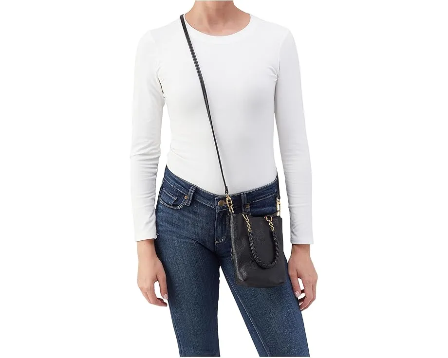 Мини-сумка HOBO Tennessee с плетеной ручкой и ремнем кроссбоди