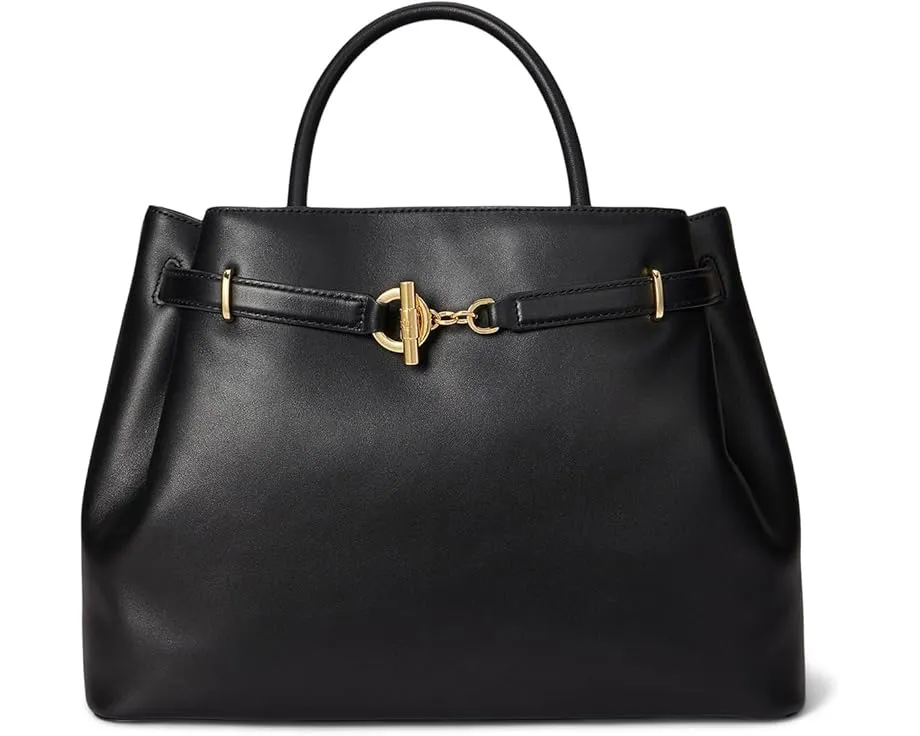 Большая кожаная сумка-сатчел Blaike от Lauren Ralph Lauren