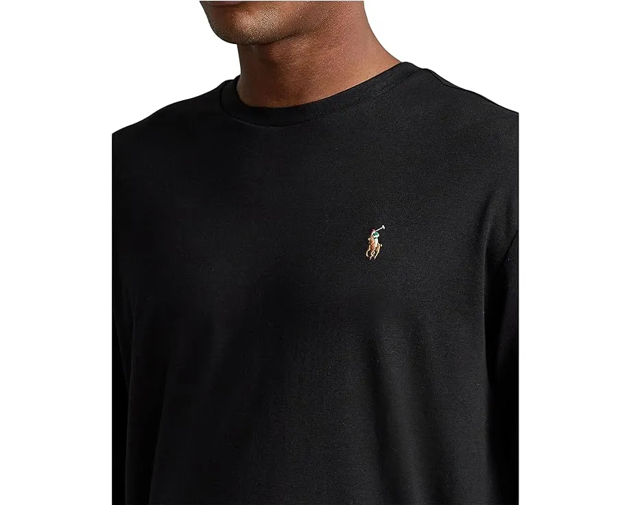 Классическая футболка Polo Ralph Lauren с длинным рукавом из мягкого премиального джерси