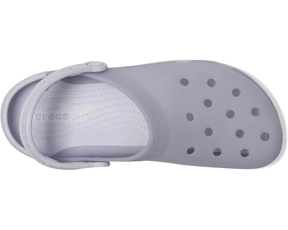 Классические сабо Crocs Classic Frosted с матовым покрытием