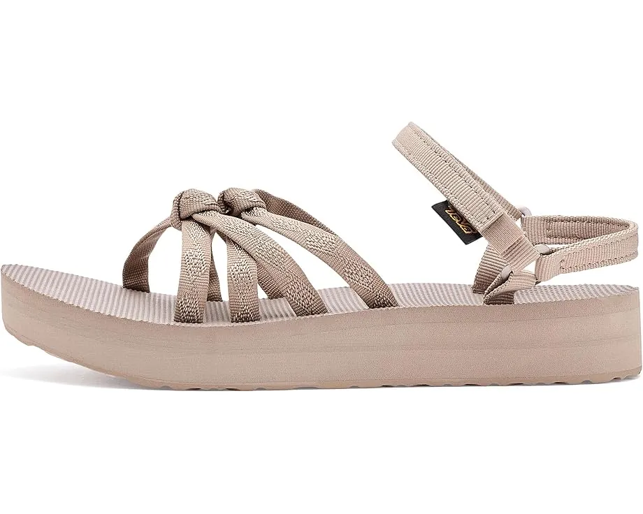 Сандалии Teva Midform Kena Slim с узлами на ремнях и мягкой стелькой EVA